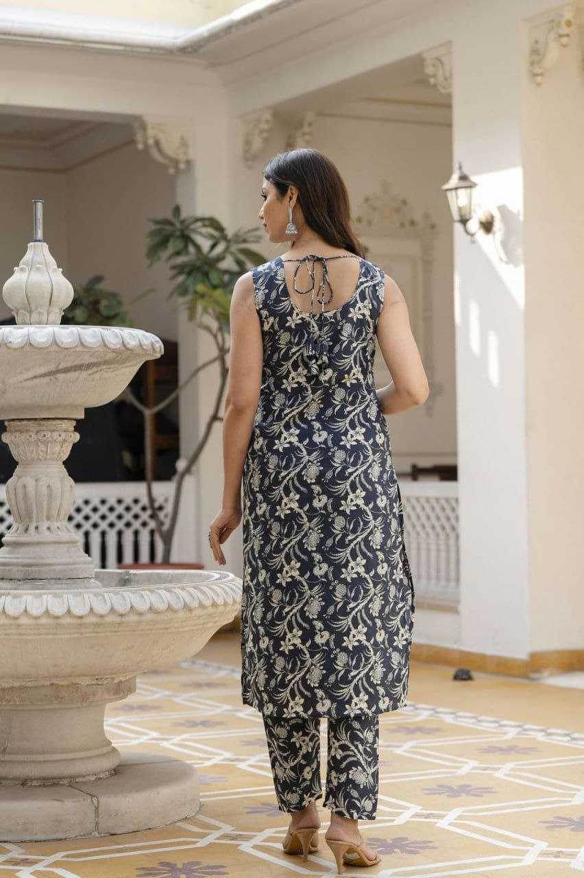 Cotton Printed Cotton Sleeveless Dresse - MYLUXURY LANE ENTERPRISE